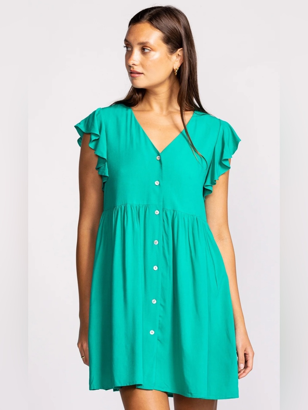 PInk Martini Claudette dress green size small